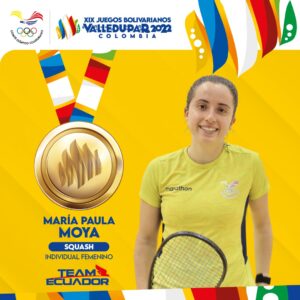 La ambateña María Paula Moya ganó oro en los Juegos Bolivarianos - LA CANCHA